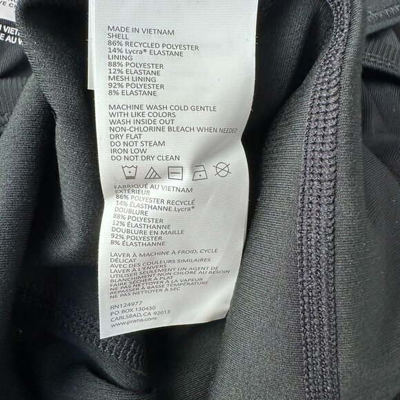 prAna Women's Becksa™ High Neck Scoop Back Fitted Ribbed Shortie , Solid Black - Picture 10 of 12